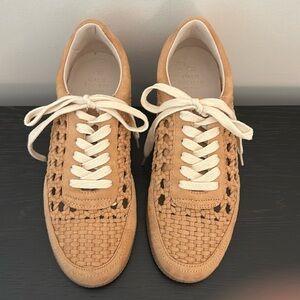 Suede Crochet Sneaker Sz 8.5